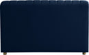 Naya Navy Velvet Chair - NY Furniture Direct (NY)