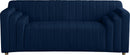 Naya Navy Velvet Loveseat - NY Furniture Direct (NY)