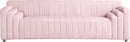Naya Pink Velvet Sofa - NY Furniture Direct (NY)