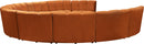 Infinity Cognac Velvet 10pc. Modular Sectional - NY Furniture Direct (NY)