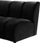 Infinity Black Velvet 10pc. Modular Sectional - NY Furniture Direct (NY)
