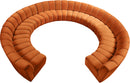 Infinity Cognac Velvet 11pc. Modular Sectional - NY Furniture Direct (NY)