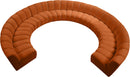 Infinity Cognac Velvet 10pc. Modular Sectional - NY Furniture Direct (NY)