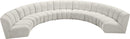 Infinity Cream Velvet 7pc. Modular Sectional - NY Furniture Direct (NY)