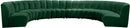 Infinity Green Velvet 8pc. Modular Sectional - NY Furniture Direct (NY)