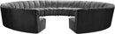 Infinity Grey Velvet 12pc. Modular Sectional - NY Furniture Direct (NY)