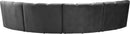 Infinity Grey Velvet 4pc. Modular Sectional - NY Furniture Direct (NY)