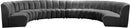 Infinity Grey Velvet 8pc. Modular Sectional - NY Furniture Direct (NY)