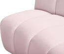 Infinity Pink Velvet Modular Chair - NY Furniture Direct (NY)