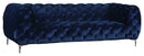 Mercer Navy Velvet Sofa - NY Furniture Direct (NY)