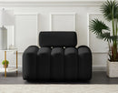 Melody Black Velvet Chair - NY Furniture Direct (NY)