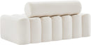Melody Cream Velvet Loveseat - NY Furniture Direct (NY)