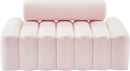 Melody Pink Velvet Loveseat - NY Furniture Direct (NY)