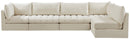 Jacob Cream Velvet Modular Sectional - NY Furniture Direct (NY)