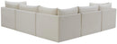 Jacob Cream Velvet Modular Sectional - NY Furniture Direct (NY)