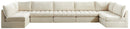 Jacob Cream Velvet Modular Sectional - NY Furniture Direct (NY)