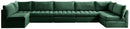 Jacob Green Velvet Modular Sectional - NY Furniture Direct (NY)