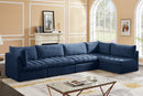 Jacob Navy Velvet Modular Sectional - NY Furniture Direct (NY)