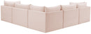 Jacob Pink Velvet Modular Sectional - NY Furniture Direct (NY)