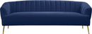Tori Navy Velvet Sofa