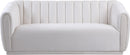 Dixie Cream Velvet Sofa - NY Furniture Direct (NY)