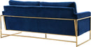 Mila Navy Velvet Sofa - NY Furniture Direct (NY)