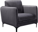 Poppy Grey Velvet Chair - NY Furniture Direct (NY)