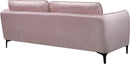 Poppy Pink Velvet Sofa - NY Furniture Direct (NY)