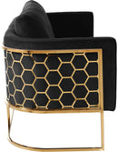 Casa Black Velvet Sofa - NY Furniture Direct (NY)