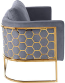 Casa Grey Velvet Sofa - NY Furniture Direct (NY)