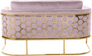 Casa Pink Velvet Loveseat - NY Furniture Direct (NY)