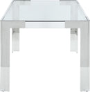 Casper Rich Chrome Dining Table - NY Furniture Direct (NY)