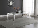 Casper Rich Chrome Dining Table - NY Furniture Direct (NY)