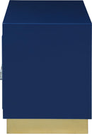 Cosmopolitan Navy Lacquer Side Table - NY Furniture Direct (NY)