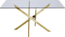 Xander Gold Dining Table - NY Furniture Direct (NY)
