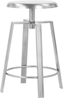 Lang Silver Counter/Bar Stool - NY Furniture Direct (NY)