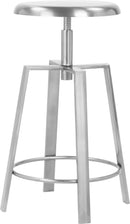 Lang Silver Counter/Bar Stool - NY Furniture Direct (NY)