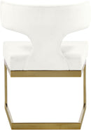 Alexandra Cream Velvet Dining Chair - NY Furniture Direct (NY)