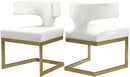 Alexandra Cream Velvet Dining Chair - NY Furniture Direct (NY)
