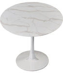 Tulip White Dining Table (3 Boxes) - NY Furniture Direct (NY)