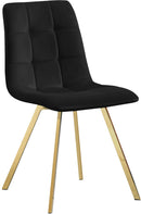 Annie Black Velvet Dining Chair - NY Furniture Direct (NY)