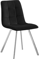 Annie Black Velvet Dining Chair - NY Furniture Direct (NY)