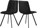 Annie Black Velvet Dining Chair - NY Furniture Direct (NY)
