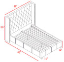 Ashton Beige Linen King Bed