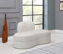 Mitzy Cream Velvet Loveseat - NY Furniture Direct (NY)