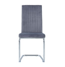 D4957 DINING CHAIR VELVET Set of 4 image