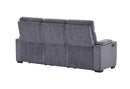 U1895 Grey P2 Reclining Sofa with IS and LED