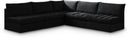 Jacob Black Velvet Modular Sectional