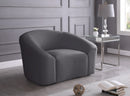 Riley Grey Velvet Chair