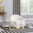 Shelly Cream Velvet Chair